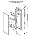 Refrigerator door