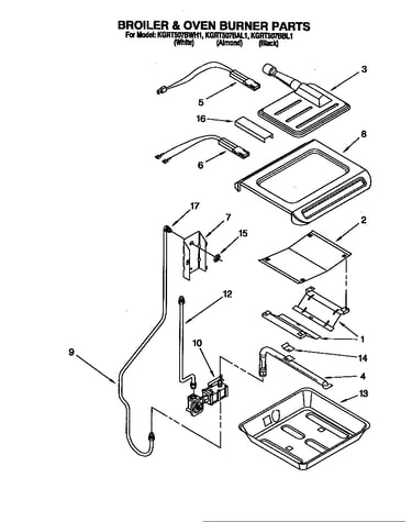 Broiler and oven burner