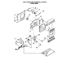 Whirlpool TA05002F0 air flow and control parts diagram