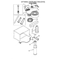 Whirlpool TA05002F0 optional parts (not included) diagram