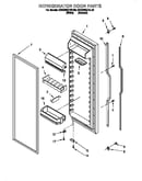 Refrigerator door