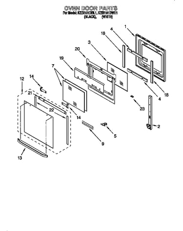 Oven door
