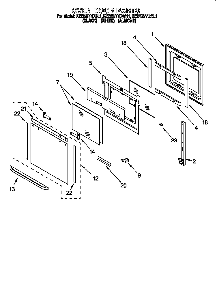 Oven door