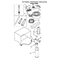 Whirlpool TA12002F0 optional parts (not included) diagram