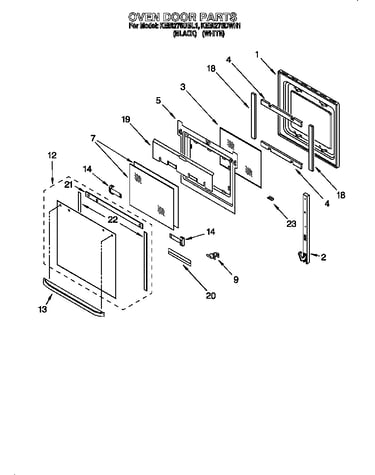 Oven door