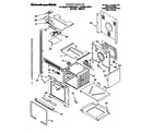 KitchenAid KEBS247DWH1 oven parts diagram