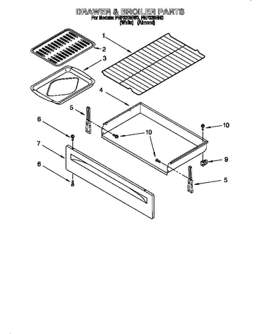 Drawer and broiler