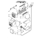 Whirlpool 3VED29DQDW00 icemaker diagram