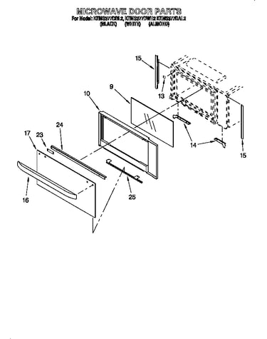 Microwave door