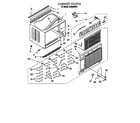 Whirlpool ACM254XF0 cabinet parts diagram
