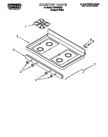 Cooktop parts