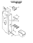Freezer section/shelves