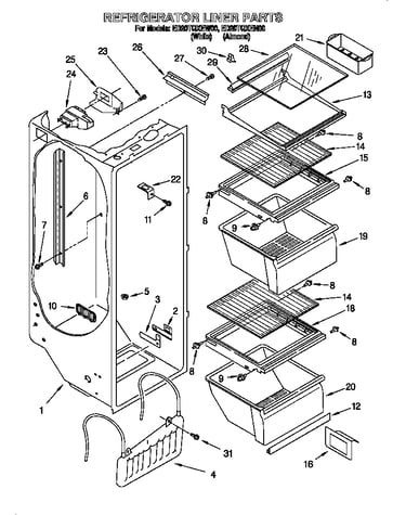 Refrigerator liner