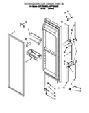 Refrigerator door