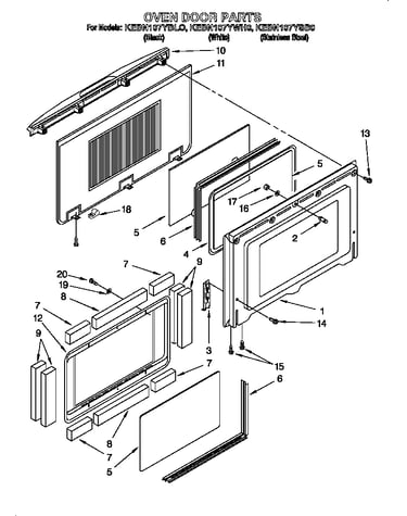 Oven door