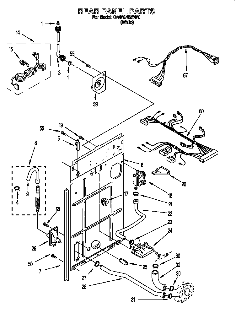 Rear panel