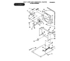 KitchenAid BPDH2500FS0 air flow and control parts diagram