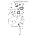 Whirlpool ACM492XF0 optional parts (not included) diagram