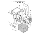 KitchenAid KESC300BAL6 oven chassis diagram