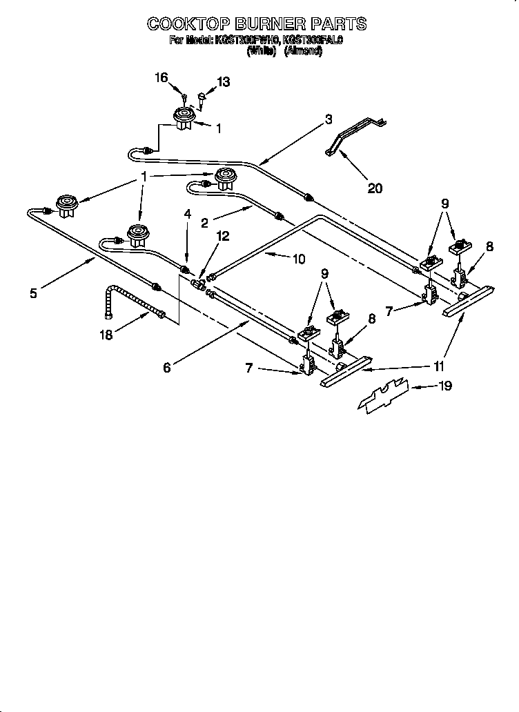 Cooktop burner