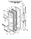 Refrigerator door