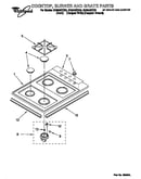 Cooktop,butner and grate