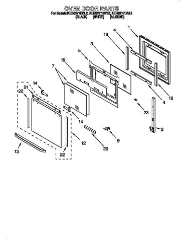 Oven door