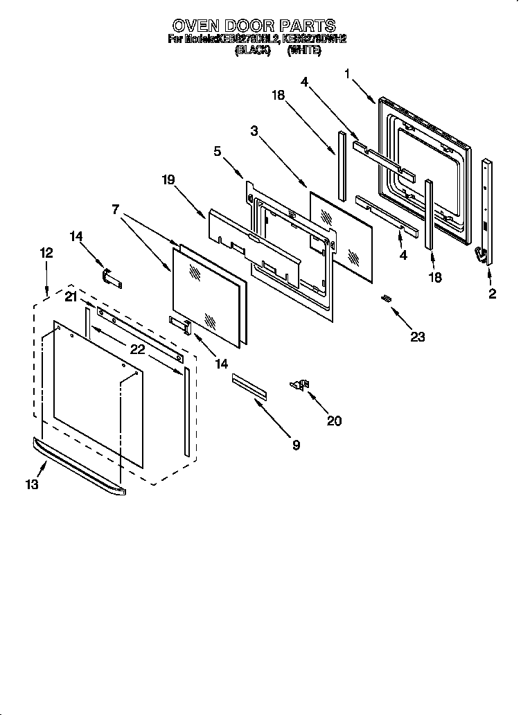 Oven door