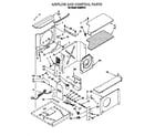 Whirlpool CA25WC70 air flow and control diagram