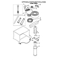 Whirlpool TA18004F0 optional parts (not included) diagram