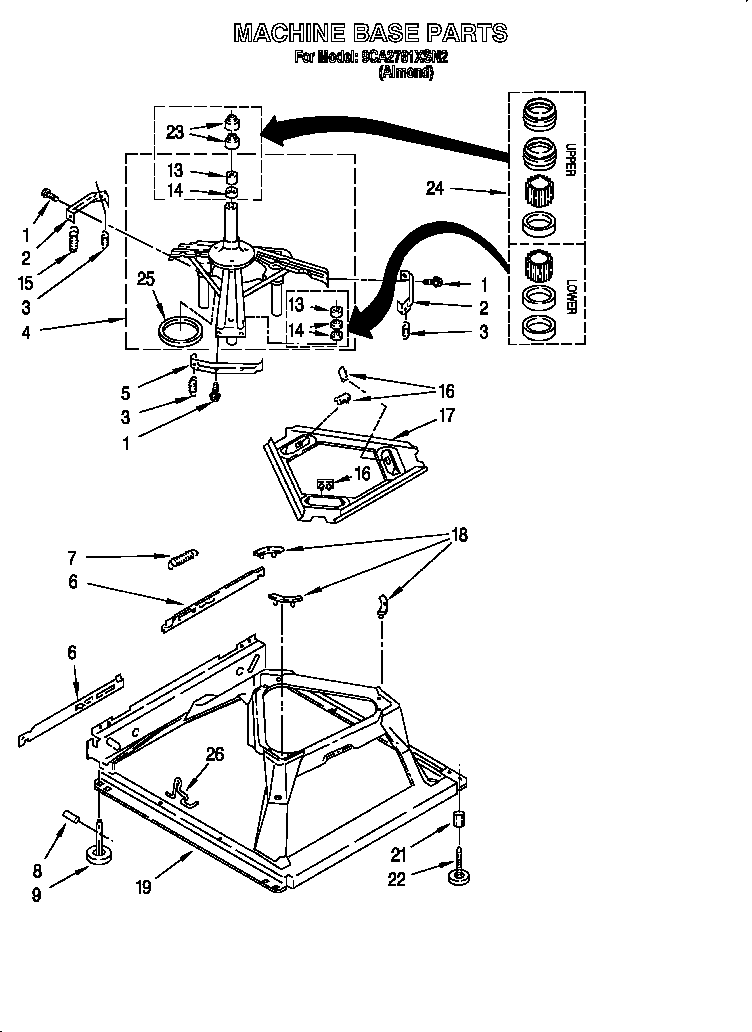 Machine base