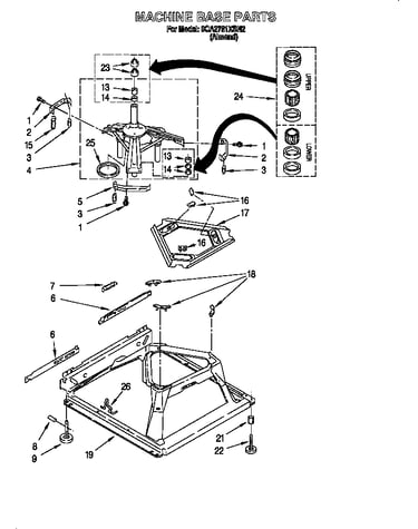 Machine base