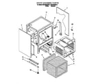 KitchenAid KERC600EWH1 oven chassis diagram