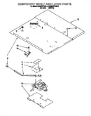 Component shelf and latch