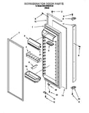 Refrigerator door
