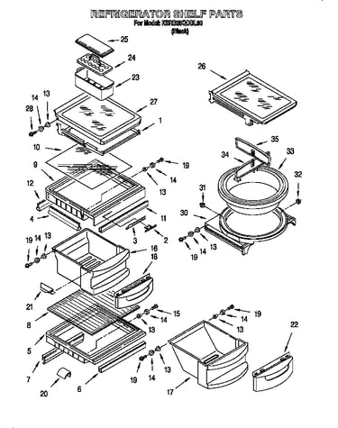 Refrigerator shelf