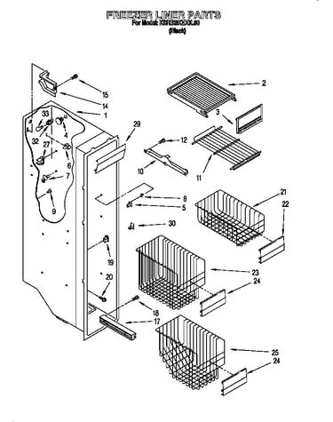Freezer liner