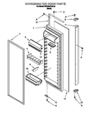 Refrigerator door