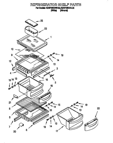 Refrigerator shelf