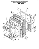 Refrigerator door