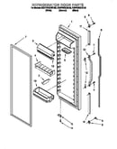 Refrigerator door
