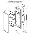 Refrigerator door