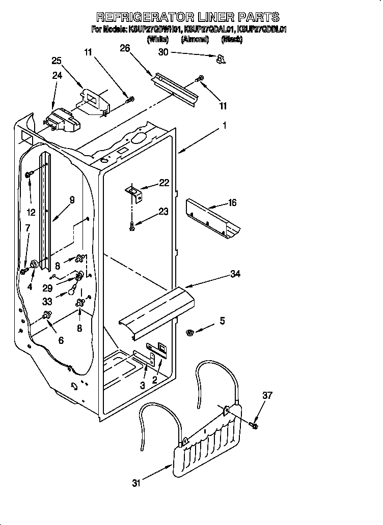 Refrigerator liner