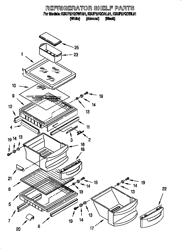 Refrigerator shelf