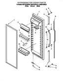 Refrigerator door