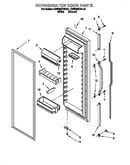 Refrigerator door