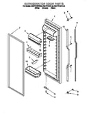 Refrigerator door