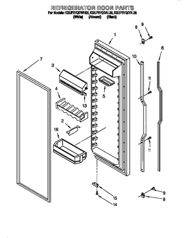 Refrigerator door