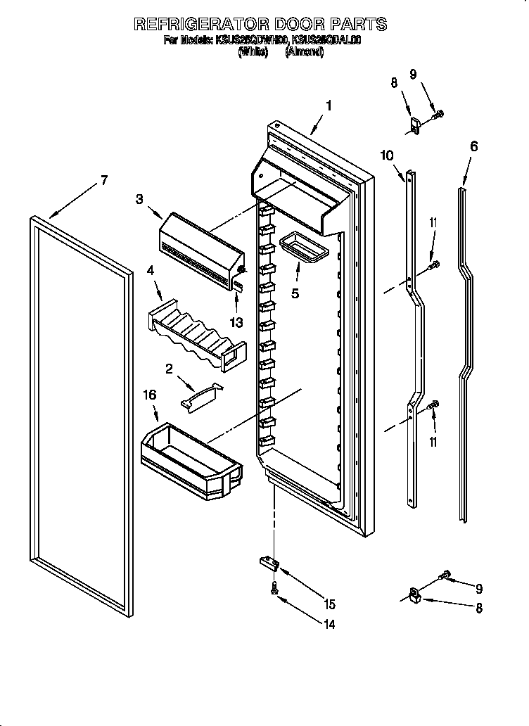 REFRIGERATOR DOOR