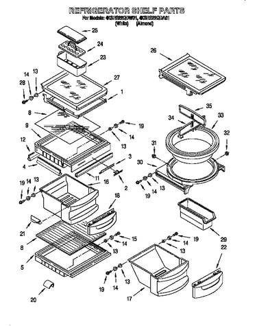 Refrigerator shelf